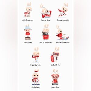 The Monsters Coca-Cola Series Figurines, Blind Box - New in box!